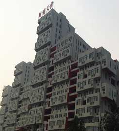 [鄭州真石漆]富士康冠達(dá)花園個性設(shè)計，只用超前單彩真石漆